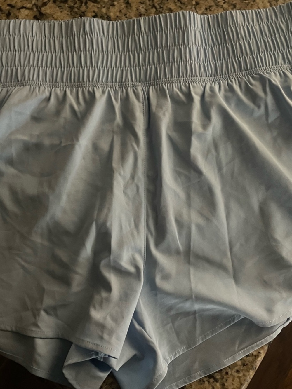 Light Blue Women's Athletic Shorts
